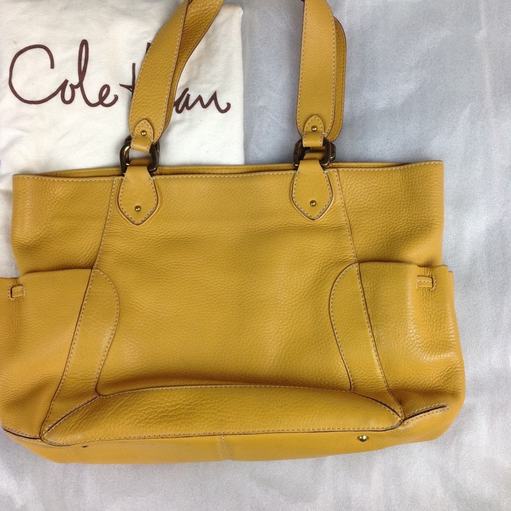 Cole Haan  Leather Satchel - Picture 4 of 7